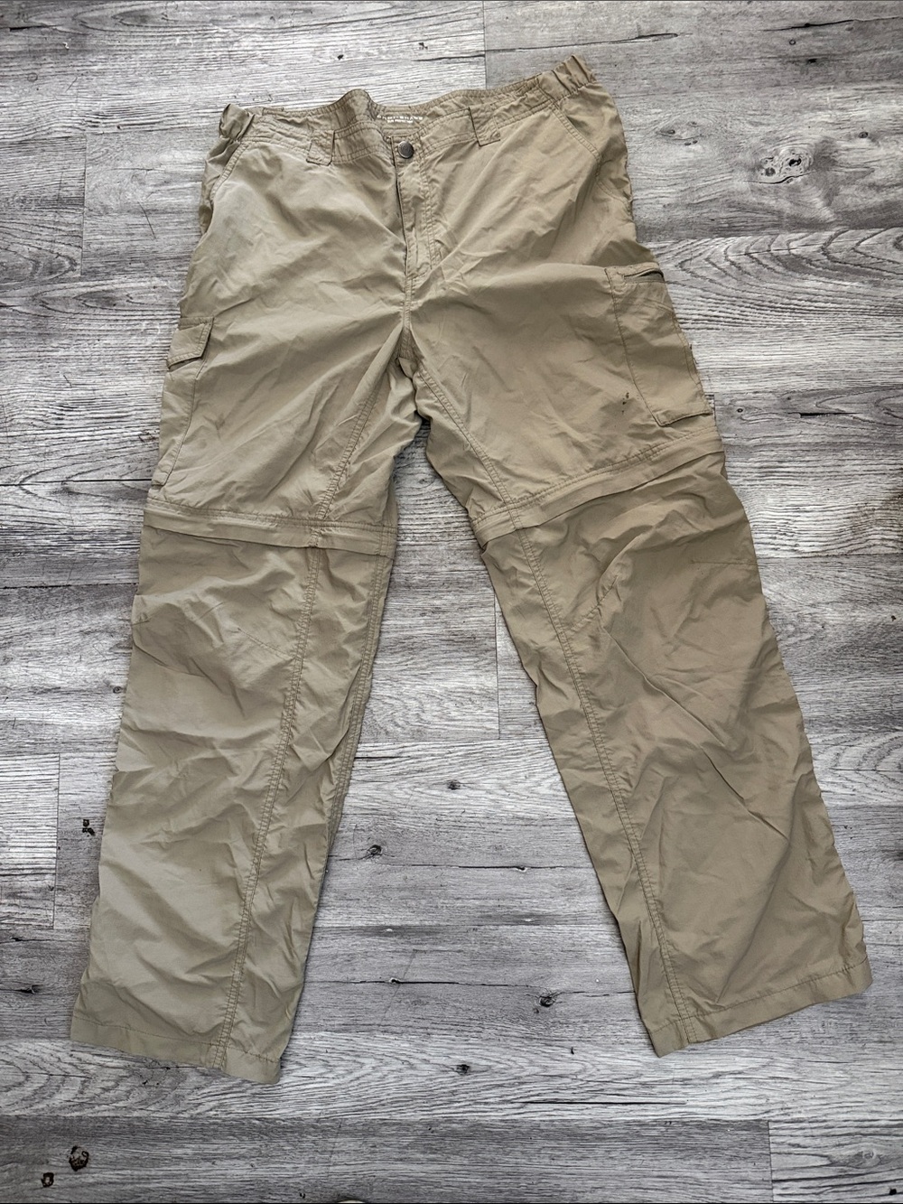 Men's Convertible Cargo Pants - Khaki
